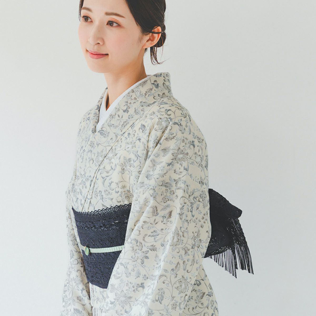 半幅帯　トーションレース