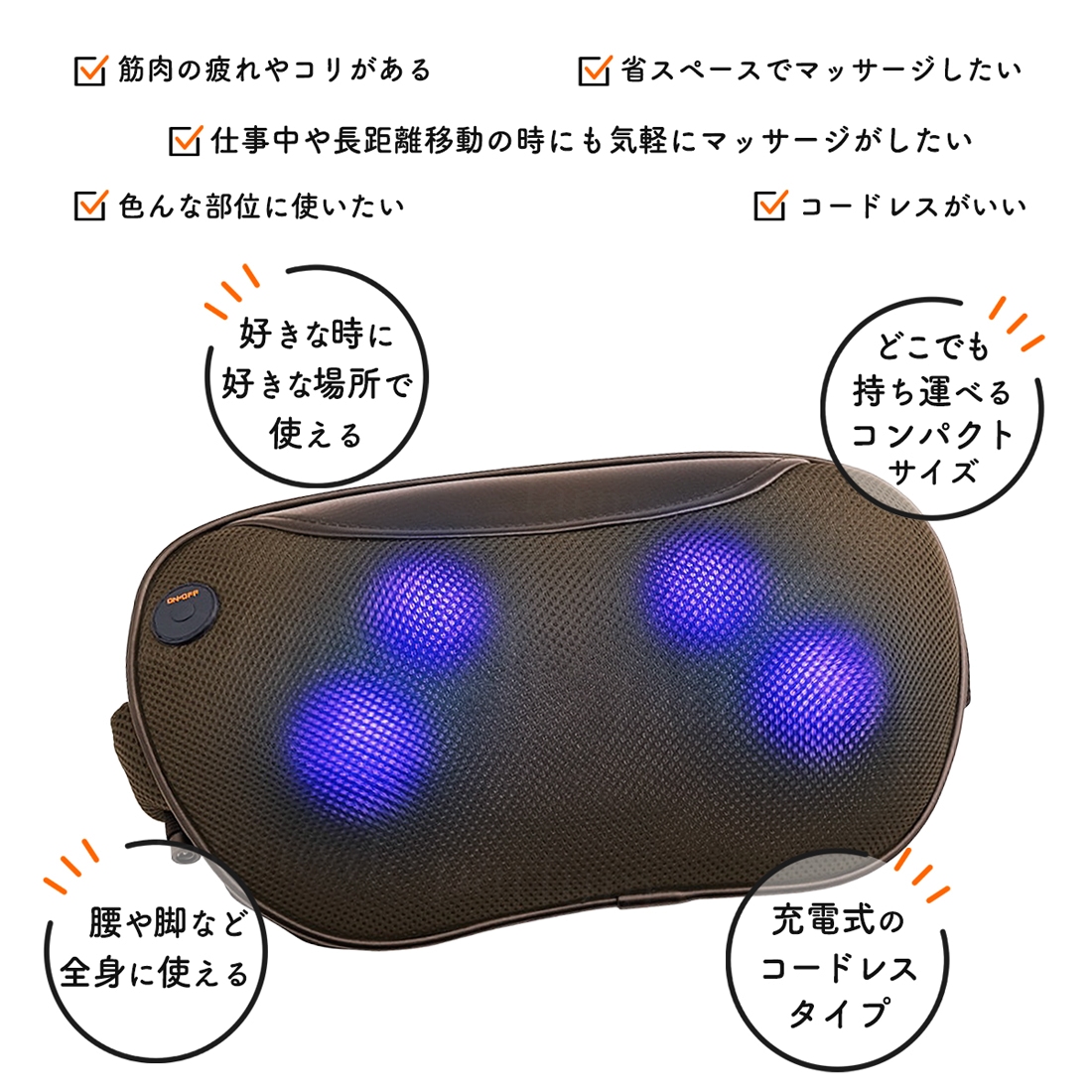 楽天市場】【正規品 新品】 ドクターエア 3DマッサージピローS
