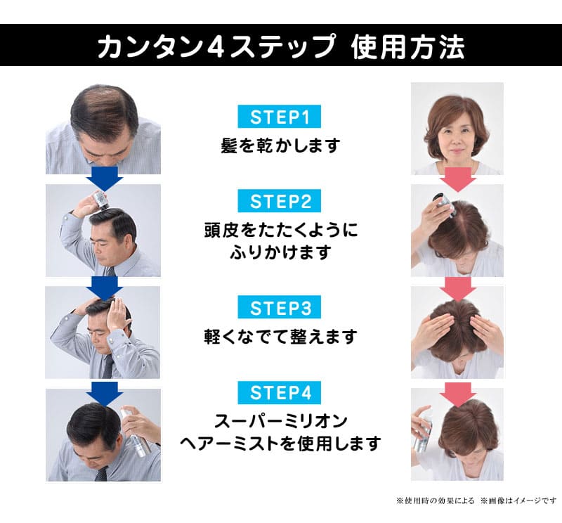 楽天市場】お得なまとめ買いセットスーパーミリオンヘアー No.1