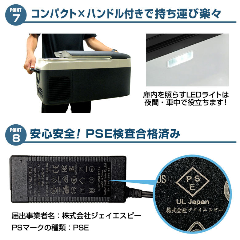 【楽天市場】【1日最大P23倍】 ポータブル 冷蔵庫 冷凍庫 車載 18L HANT ハント AC DC電源 家庭用コンセント 車用 家庭 保冷庫  アウトドア キャンプ トラック クーラーボックス 冷凍冷蔵庫 バーベキュー BBQ : ネオネットマリン楽天市場店