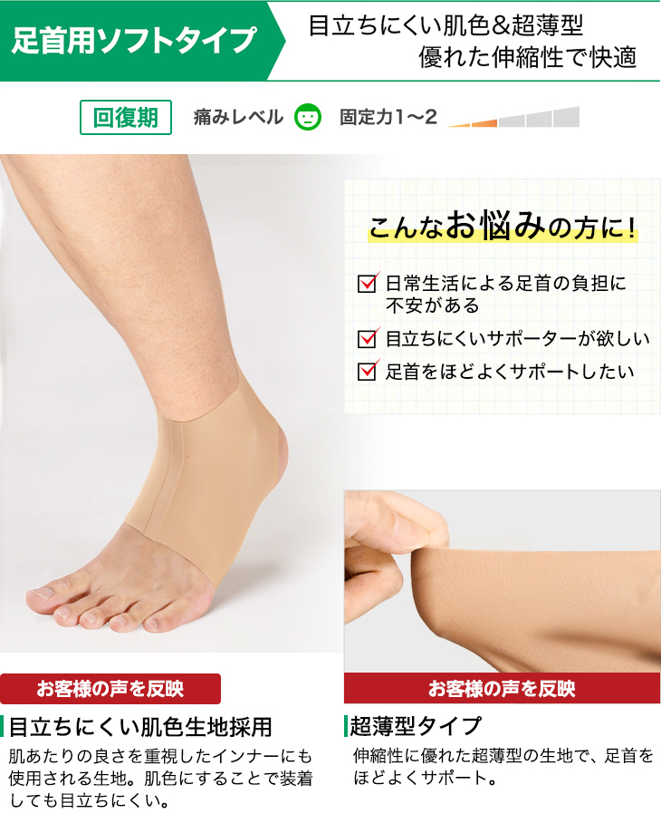 楽天市場】ファイテンサポーター メタックス 足首用ソフトタイプ