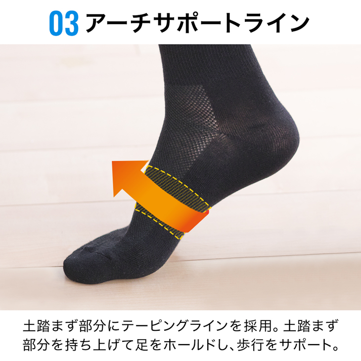 楽天市場】ファイテン ソックス セミロング(2足組) 靴下 22~24cm