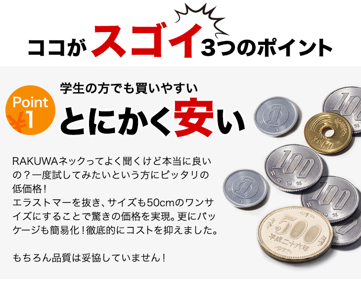 RAKUWAネック ゼネラルモデル　激安924円！